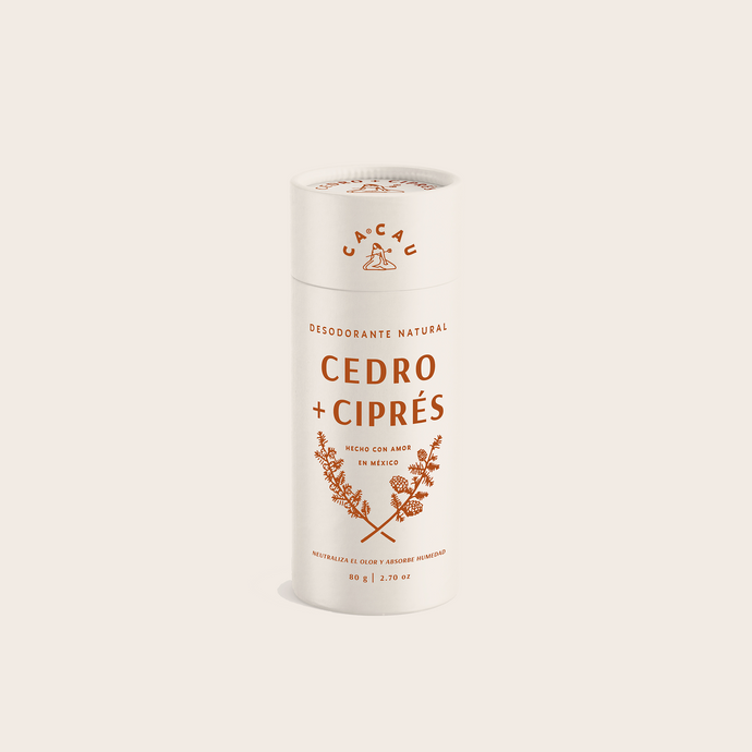 Desodorante Natural Cedro + Ciprés 80g