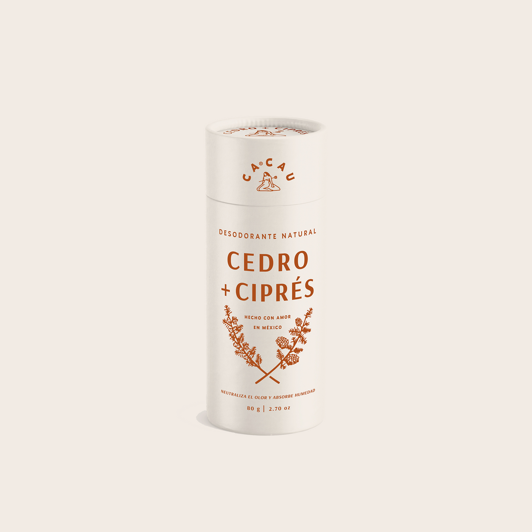 Desodorante Natural Cedro + Ciprés 80g
