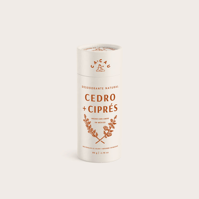 Natural Cedar + Cypress Deodorant 80g
