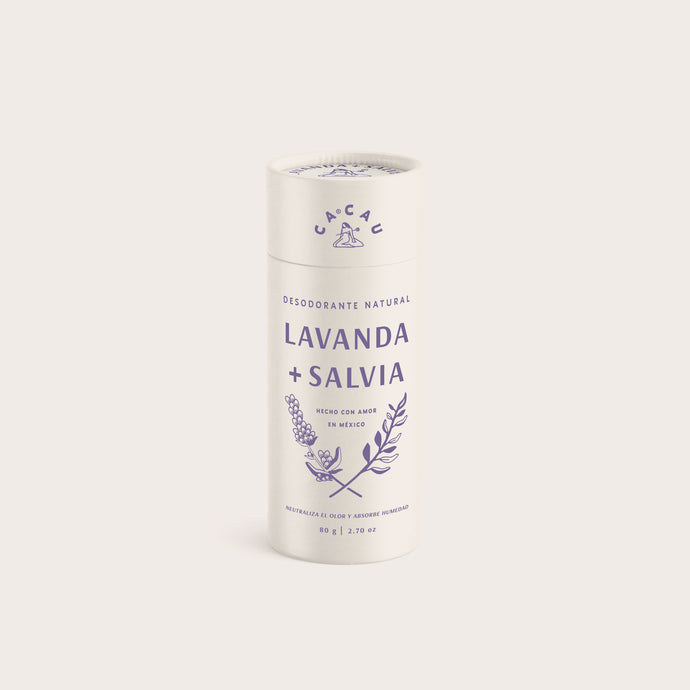 Natural Lavender + Sage Deodorant 80g