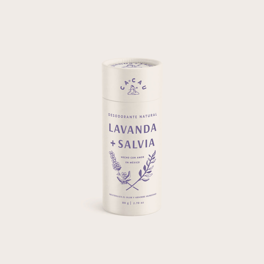 Desodorante Natural Lavanda + Salvia 80g